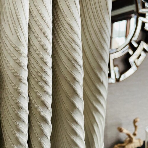 Coastal Maze Custom Made Drapery 2 Panels Etsy