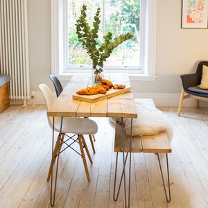 Scaffold board dining on sale table