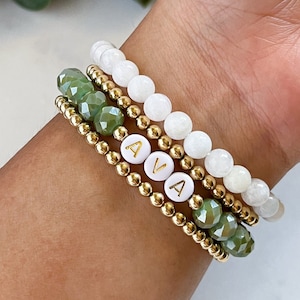 Pulsera con nombre personalizado, pulsera con letras personalizadas, regalo para ella, pulsera a juego para tu mejor amiga, pulsera personalizada de cumpleaños