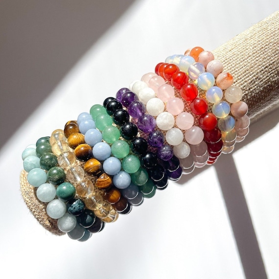 Apmemiss Wholesale 7 Chakras Crystals And Healing Stones Bracelets,Crystal  Bracelet Yoga Beaded Bracelets - Walmart.com