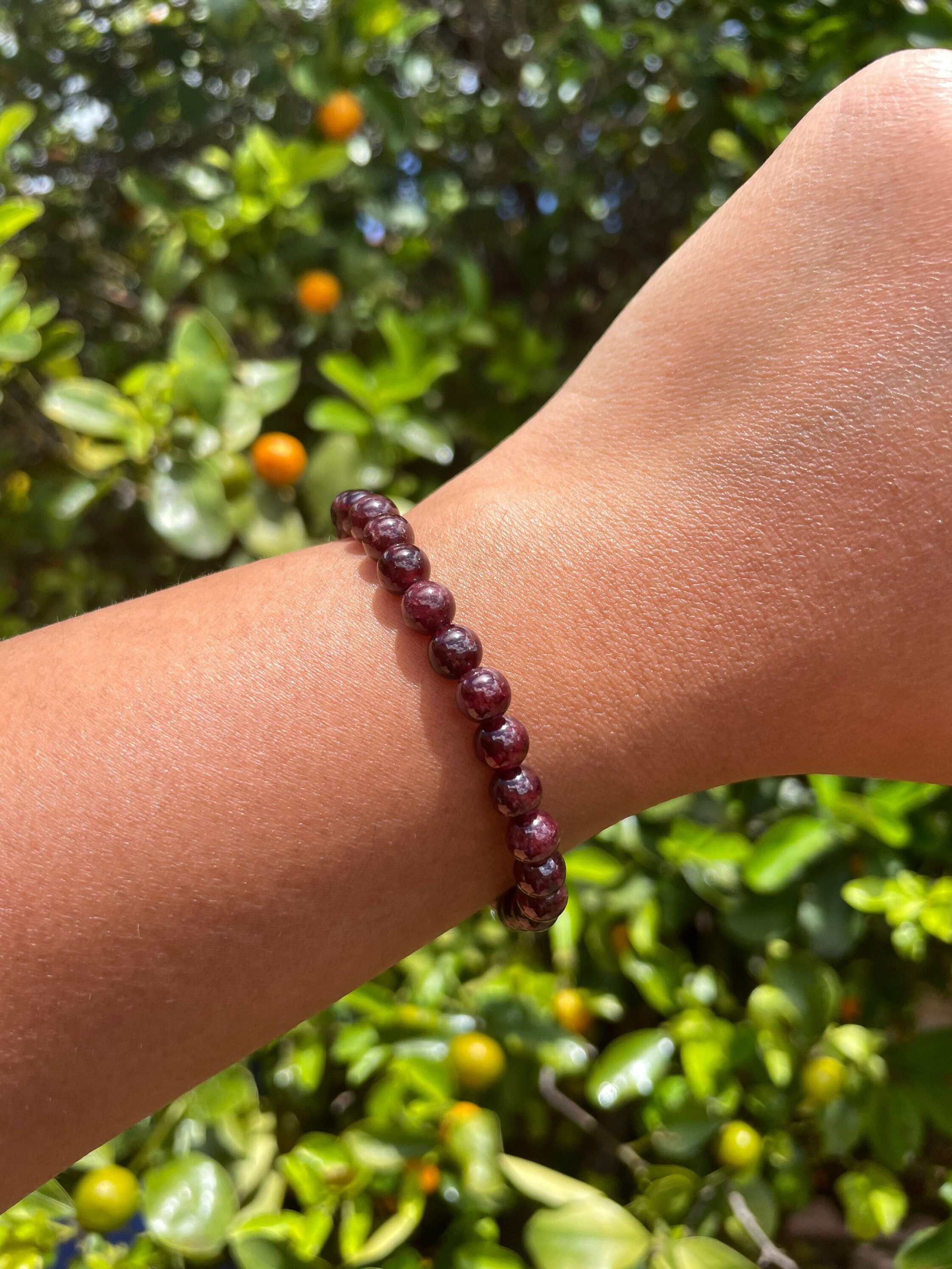 Garnet Bracelet for Love & Passion