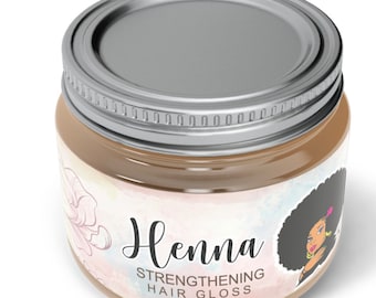 Henna Strengthening Hair Gloss Mask