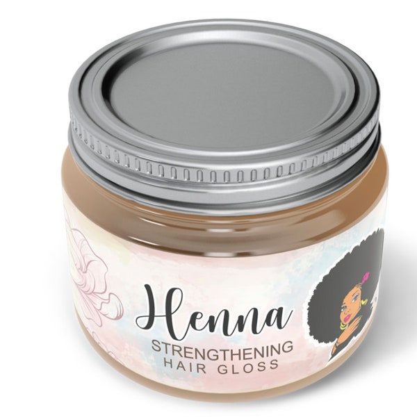 Henna Strengthening Hair Gloss Mask