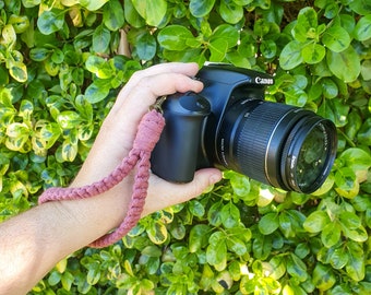 Macrame Wristlet - Macrame Camera Strap - Macrame Key Chain - Macrame Accessories