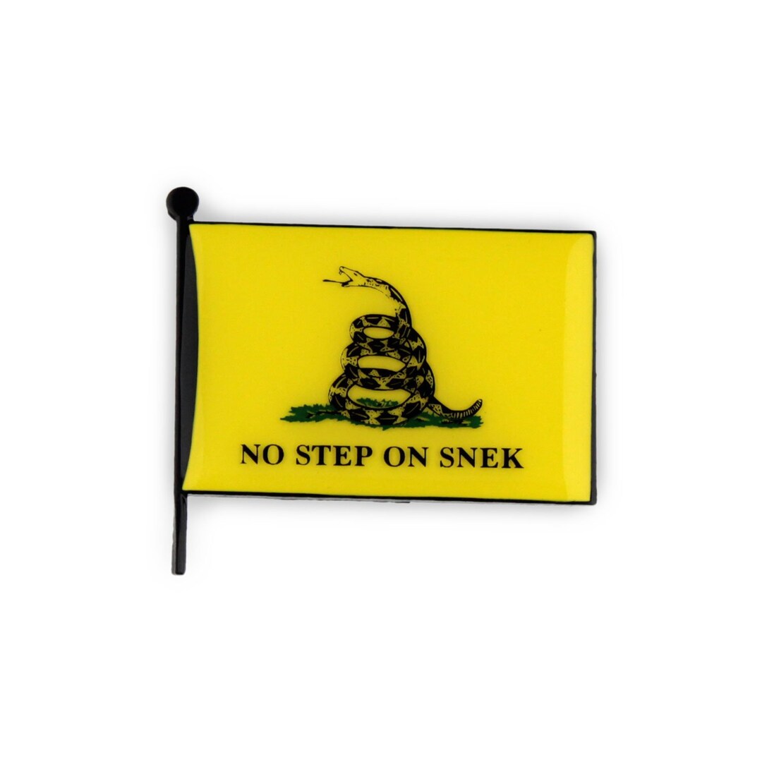 No Step on Snek Pin - Etsy