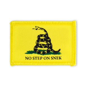 NO STEP ON SNEK Patch-Laser-cut-IR – KDT Designs LLC