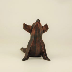 Süße Chihuahua Yoga Figur, Low Poly Hunde Skulptur, Einmaliges Geschenk für Hundeliebhaber und Haustierbesitzer, Deko für Wohnzimmer von Polyrized3D