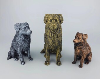 Australian Shepherd Figurine Realistic, Hand-Painted Aussie Sculpture, New Mexican Shepherd Statue, California Shepherd Miniature Basque Dog