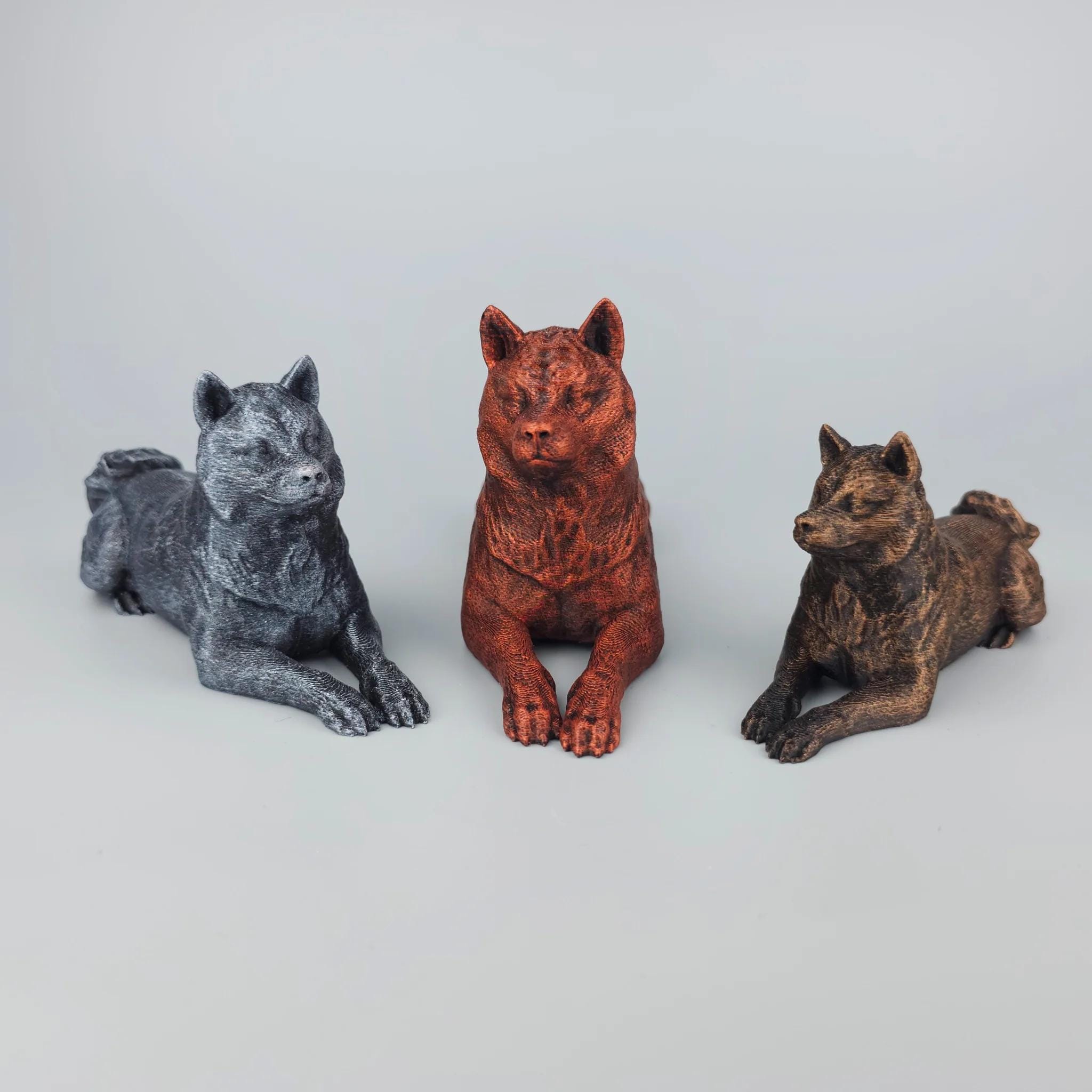 Akita, Akita Inu - statuette de chien, buste suspendu, décoration
