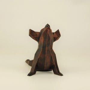 Süße Chihuahua Yoga Figur, Low Poly Hunde Skulptur, Einmaliges Geschenk für Hundeliebhaber und Haustierbesitzer, Deko für Wohnzimmer von Polyrized3D