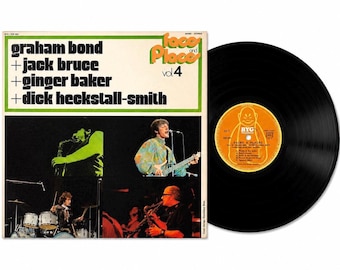 Jack Bruce Ginger Baker Faces and Places Vol. 4 LP - 1972 - BYG 529.904 France Pressing - Jazz Rock Vinyl Record