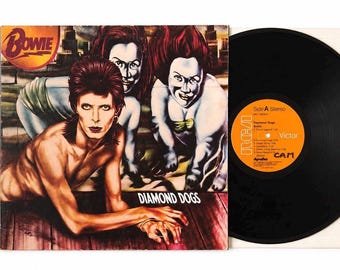 David Bowie Diamond Dogs LP - CPL1-0576 Vinyle canadien RCA Victor - Pressage 1974, Glam Rock Classic