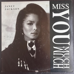 Janet Jackson – Miss You Much 12&quot; Vinyl | 33 RPM Single | Vintage Pop R&B Record | Stereo Dance Classic