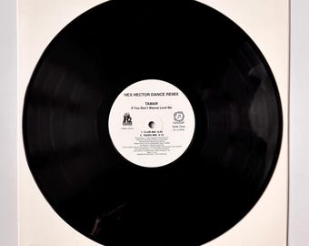 Tamar – Als je niet van me wilt houden 12" | Hex Hector Dance-remix | Promovinyl | DreamWorks DRMR-13518 | DJ-plaat house/club