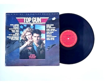 Top Gun Original Motion Picture Soundtrack Vinyl LP – 1986 Columbia SC 40323 – Canadian Pressing - Kenny Loggins, Berlin, Cheap Trick