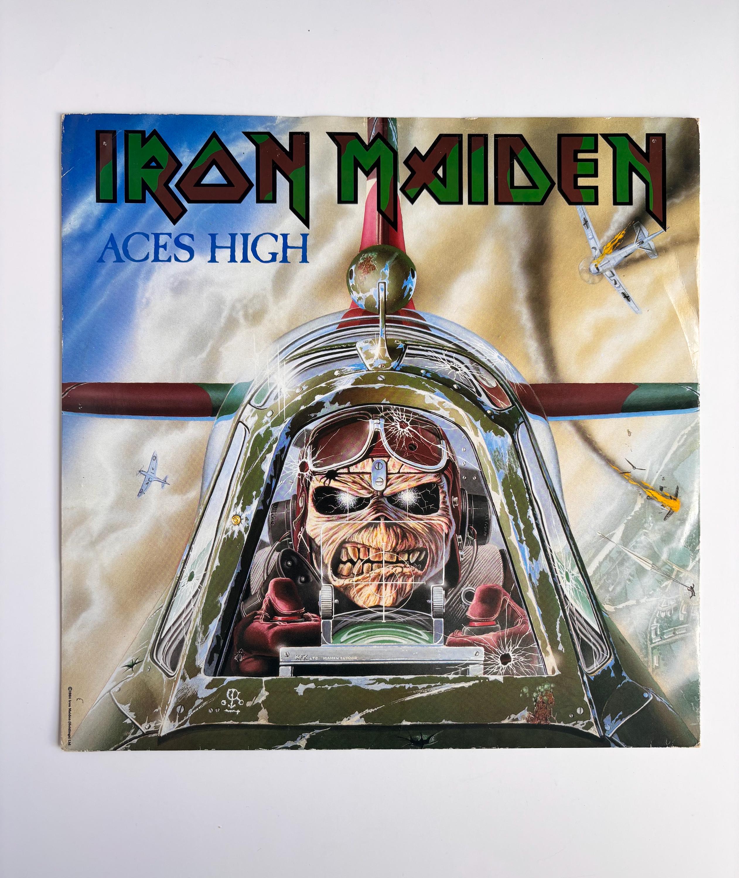 送料込み【帯、ライナー】LP アイアン•メイデン　エイシズ•ハイ OC01NzU4LmpwZWc.jpeg