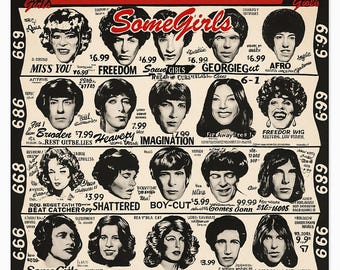 Rolling Stones – Some Girls LP | 1978 COC 39108 Canada Press   Uncensored Die-Cut Cover