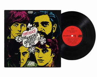 The Rascals Time Peace Greatest Hits Vinyl LP 1968 Atlantic SD 8190 Canadian Pressing Red Label Classic Rock Soul