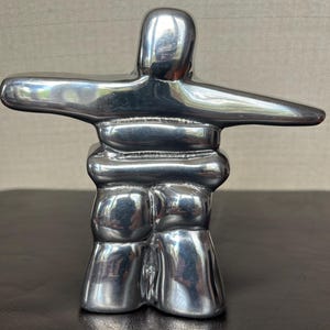 Hoselton Recycled Aluminum Inukshuk sculpture # 2506 - Made in Canada