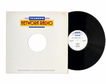 Telemedia Network Radio The Fitness Files LP - 1990 TBS-TFF-9008 - Canadian Radio Transcription Broadcast Only Vinyl