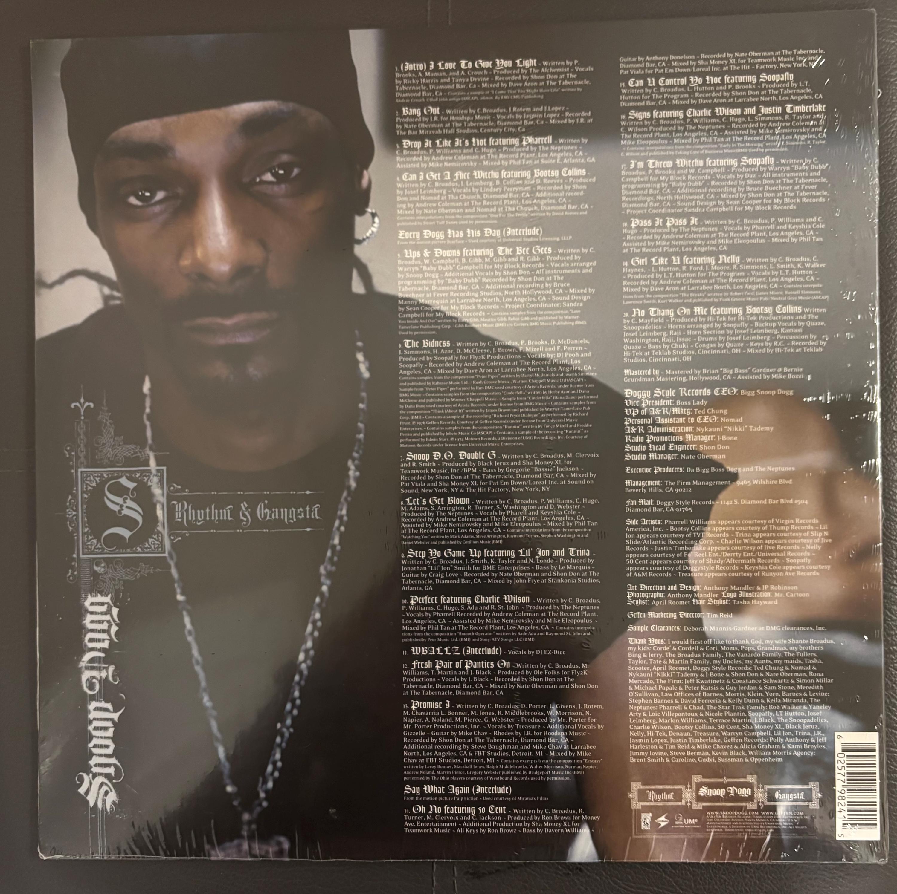 Snoop Dogg - Rhythm & Gangsta the Masterpiece 2LP - Etsy