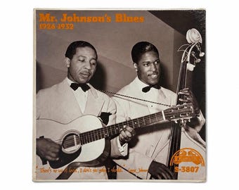 Lonnie Johnson Mr. Johnson’s Blues 1926-1932 LP Factory Sealed Mamlish S-3807 US Pressing Vintage Blues Vinyl Record