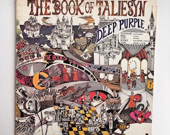 Deep Purple – The Book of Taliesyn LP  1970's Warner Bros. WS 4515, Gatefold Rock Vinyl Canada Press