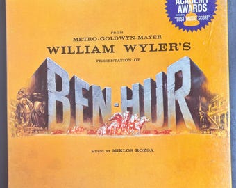Ben-Hur Original Soundtrack (OST) Deluxe LP – Miklos Rozsa 1959 Canada MGM 1E1 | Classic Film Score Vinyl