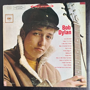 Bob Dylan Self-Titled Vinyl LP 1965 | Columbia CS 8579 Stereo | Canadian Press | Vg+/Ex Folk Rock First Album