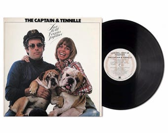 Captain & Tennille Love Will Keep Us Together Vinyl LP - 1975 AM SP-3405 - Canadian Pressing Pop Soft Rock