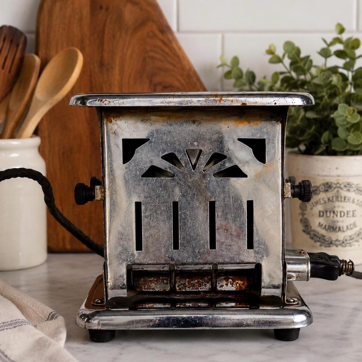アンティーク、トースター Antique Flip Side Toaster - Etsy