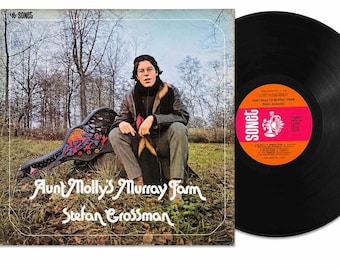 Stefan Grossman Aunt Molly’s Murray Farm Vinyl LP • 1969 UK First Press SNTF 640 • Folk Blues Guitar Record