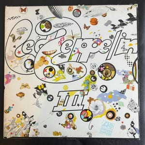 NM Led Zeppelin des années 1970 - Led Zeppelin lll LP Atlantic SD 7201, 19128 Canada