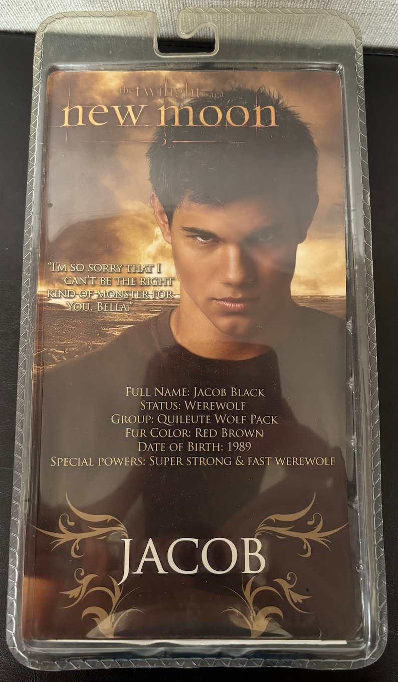 The Twilight Saga New Moon Jacob Action Figure/doll Etsy