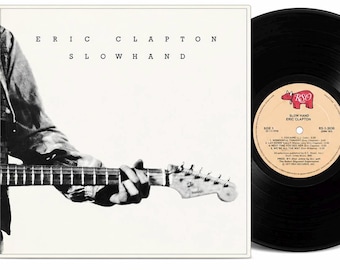 Eric Clapton – Slowhand LP | 1977 | RSO RS-1-3030 Selo Red Cow | Edição Canadense - Disco de Vinil de Rock Clássico