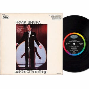 Frank Sinatra Just One OfThe Things LP Vinyl LP 1967 Cappolit SPC-3457 Canada Jazz Vocal