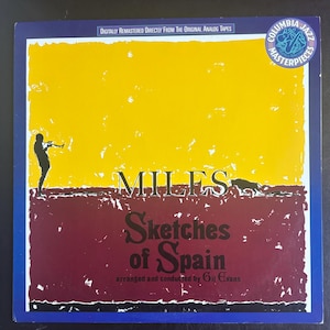 Miles Daisy - Sketches of Spain LP - 1986 Remastered Jazz Schallplatte - Klassiker - Album - Cover - Cover - Vintage Schallplatte - Cover