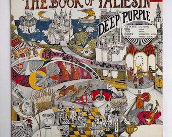 Deep Purple – The Book of Taliesyn LP 1970's  Polydor  543.016  –  Canada  Pressing, Rock Vinyl