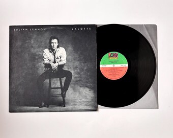 Julian Lennon – Valotte LP | 1984 Canada Pressing | Atlantic 78 01841 | Original Vinyl Record | 80s Pop Rock | “Too Late for Goodbyes”