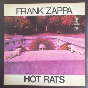Frank Zappa Hot Rats LP | Vintage 1969 Vinyl Record | Original Prog Rock Jazz-Fusion Classic Album | Analog 33 RPM Collectible