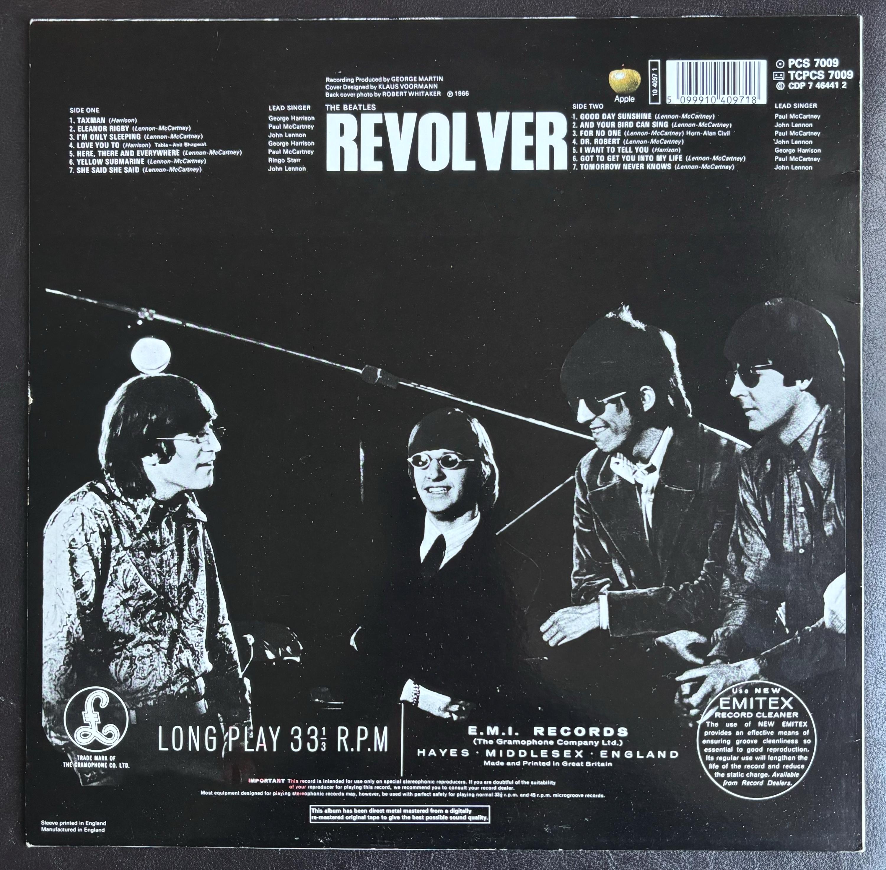 The Beatles - Revolver LP: 1991 UK Remastered Vinyl, NM Condition