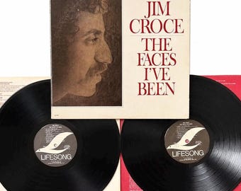 "Jim Croce ""The Faces I'm Been"" 2LP Vinyl - 1975 US Pressing LS 900"
