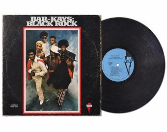 Bar-Kays Black Rock LP - 1971 Volt Records VOS-6011 - Canada Press - Funk Soul  - Stax Era
