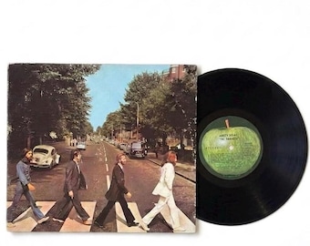 Beatles Abbey Road LP • 1969 Apple SO-383 • Amerikansk pressning i Jacksonville • Coverversion #3 • Vintage vinylskiva