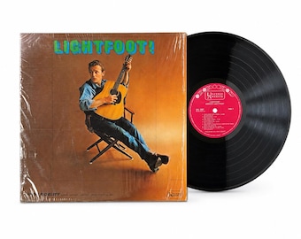 Gordon Lightfoot Lightfoot! Vinyl LP 1966 United Artists UAL 3487 Canadian Mono Pressing Folk Record