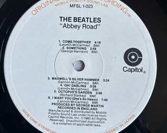 The Beatles – Abbey Road MFSL 1-023 Japan LP Mobile Fidelity