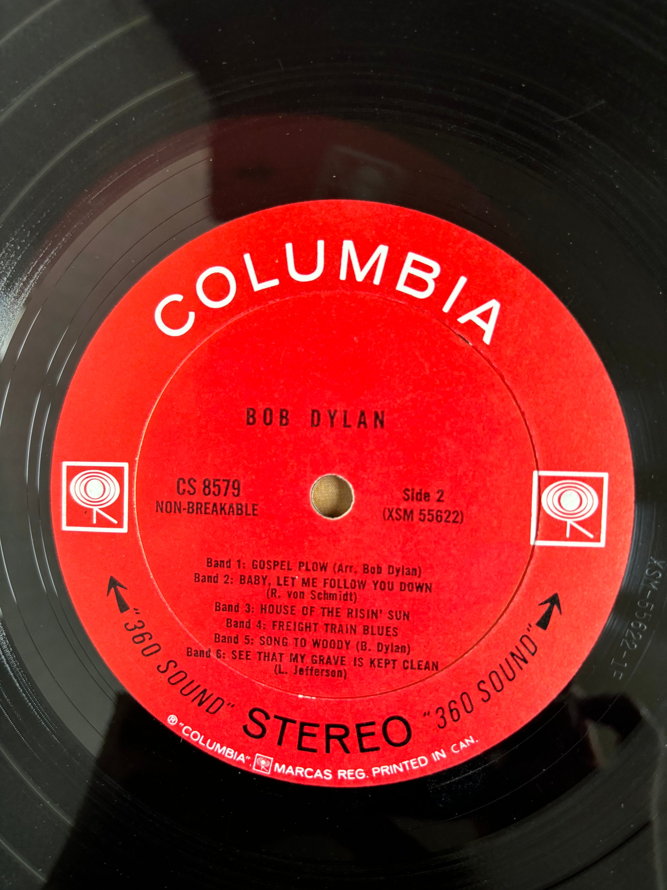 Bob Dylan - Self Titled LP - First Album- 1962 - Columbia