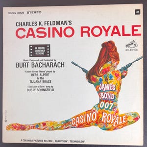 Burt Bacharach – Casino Royale Soundtrack LP (1967) | Vintage James Bond 007 Vinyl | Canada Pressing