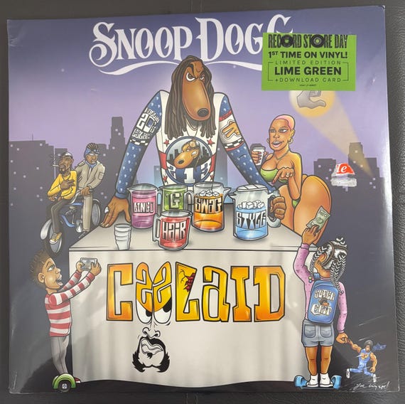 Snoop Dogg Coolaid recordライムグリーン 未開封 スヌープ・ドッグ – COOLAID — 2×LP ライムグリーン・ビニール
