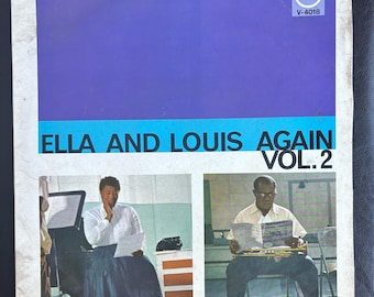 Ella and Louis Again Vol. 2 LP - 1963  Verve V-4018   German Pressing Jazz